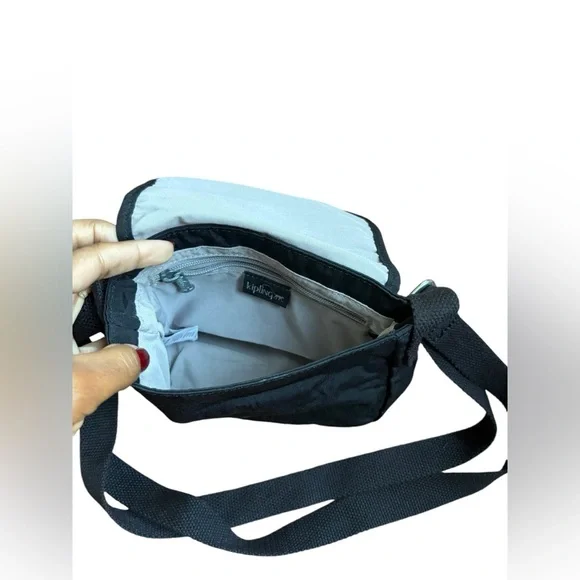 Kipling Mini Crossbody Handbag Sabian Black monkey keychain - Picture 2 of 7